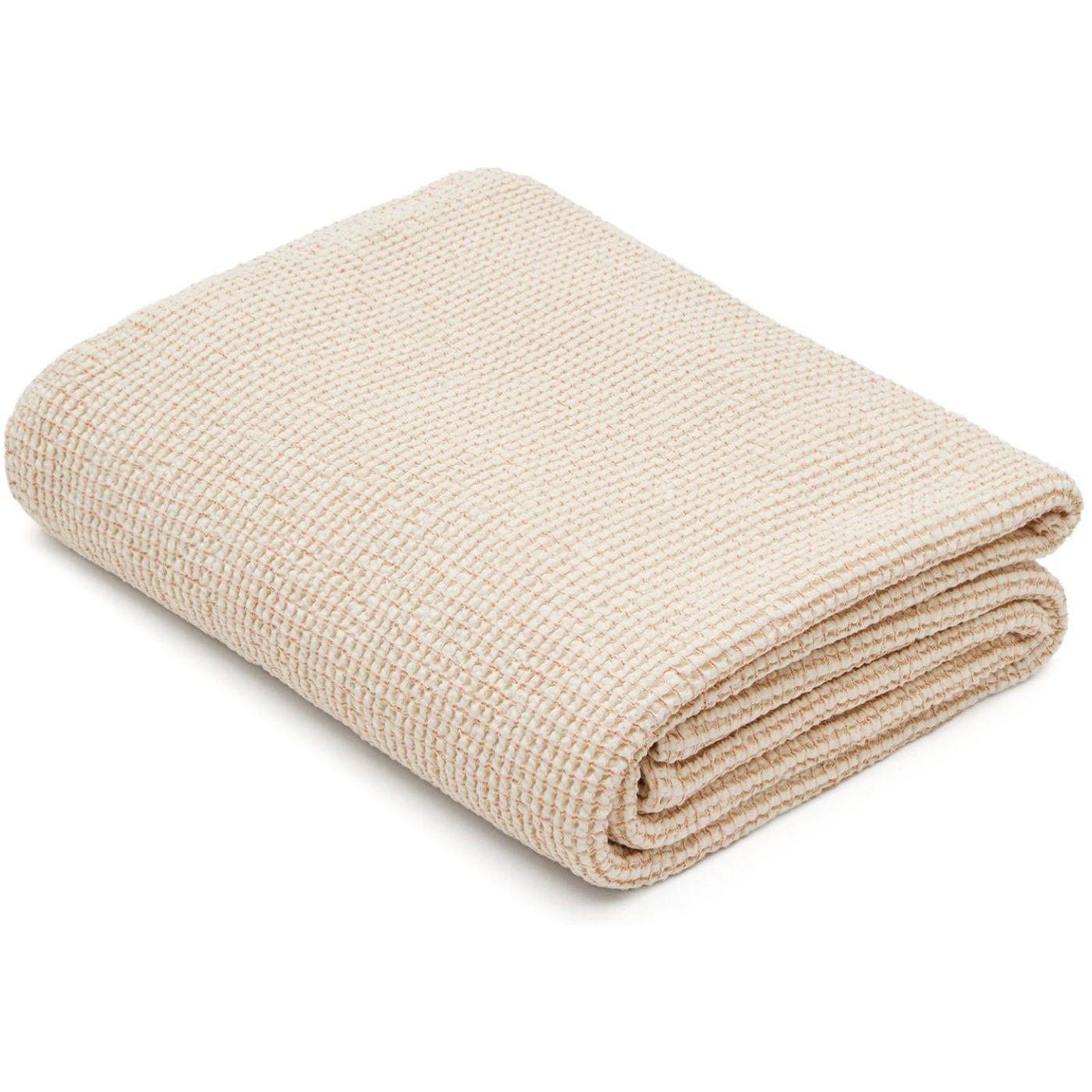 Senara Bettdecke aus Baumwolle beige für 90/135 cm Bett