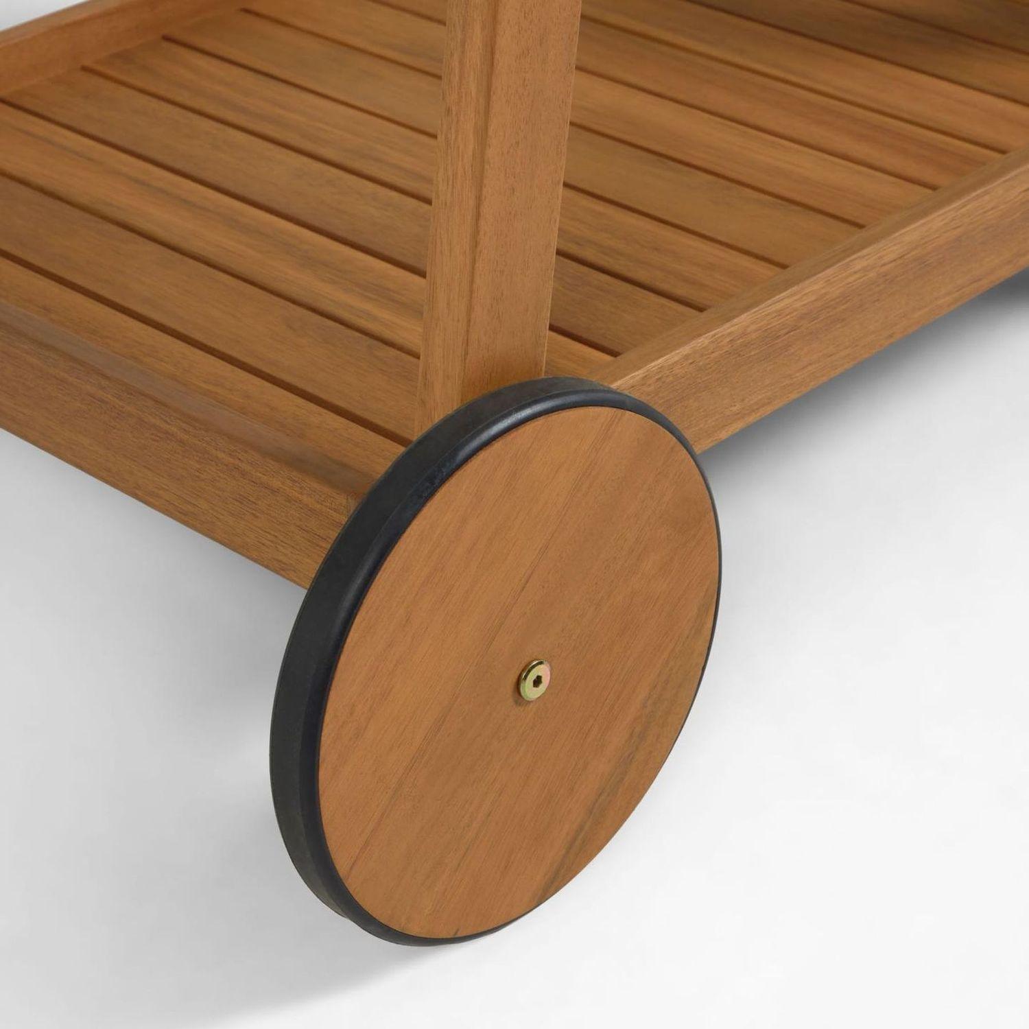 Felisa Outdoor Serviertisch aus massivem Akazienholz 100% FSC