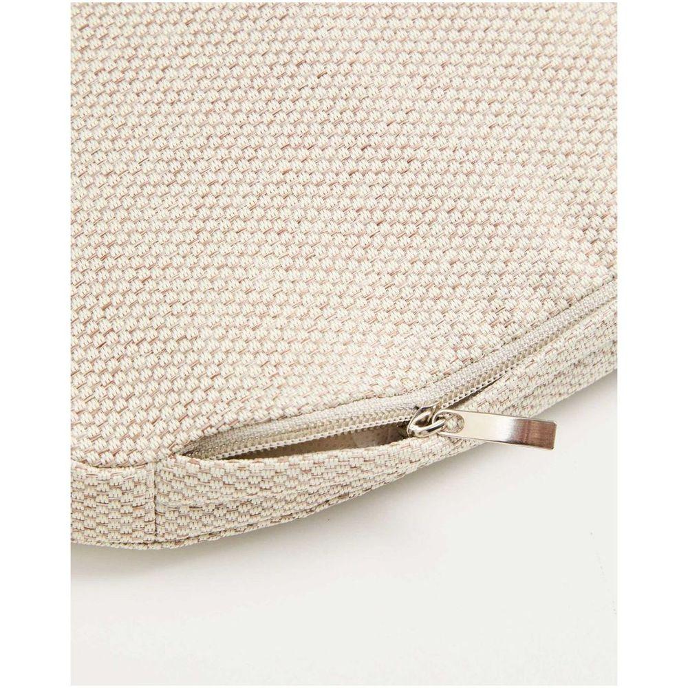 Stuhlkissen Alipa in Stoff Ecru 44x47