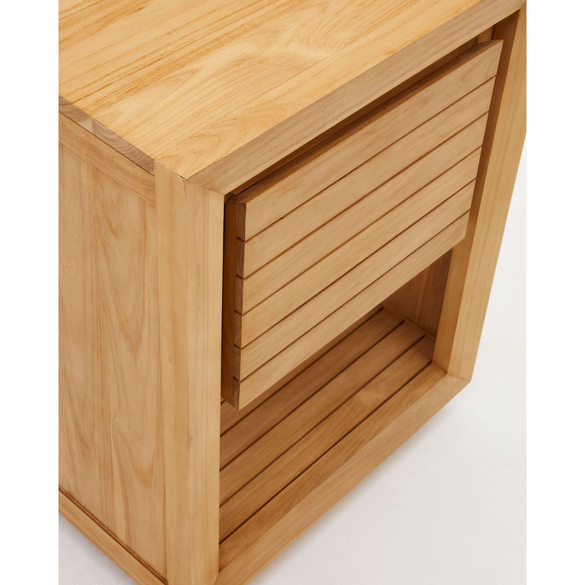 Badezimmermöbel  Saula massives Teakholz natur 60x45