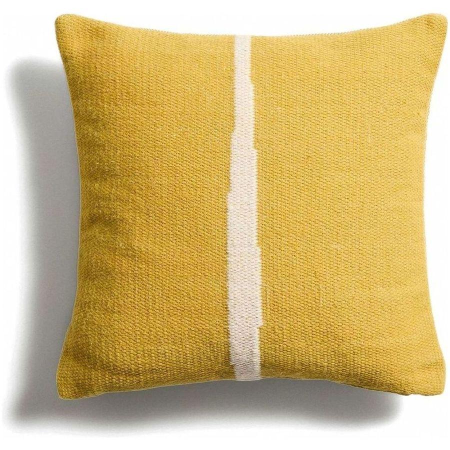 Kissenbezug Daila mit Ikat-Muster 100% PET gelb 50x50