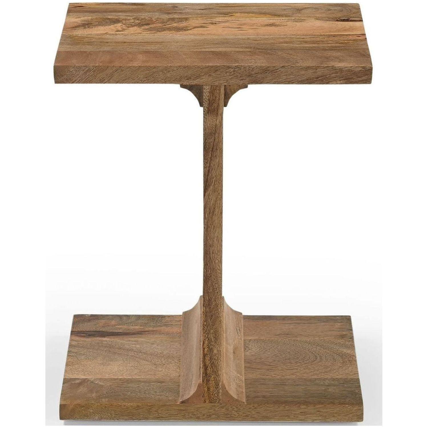 Beistelltisch T vintage Mangoholz natur 40x40