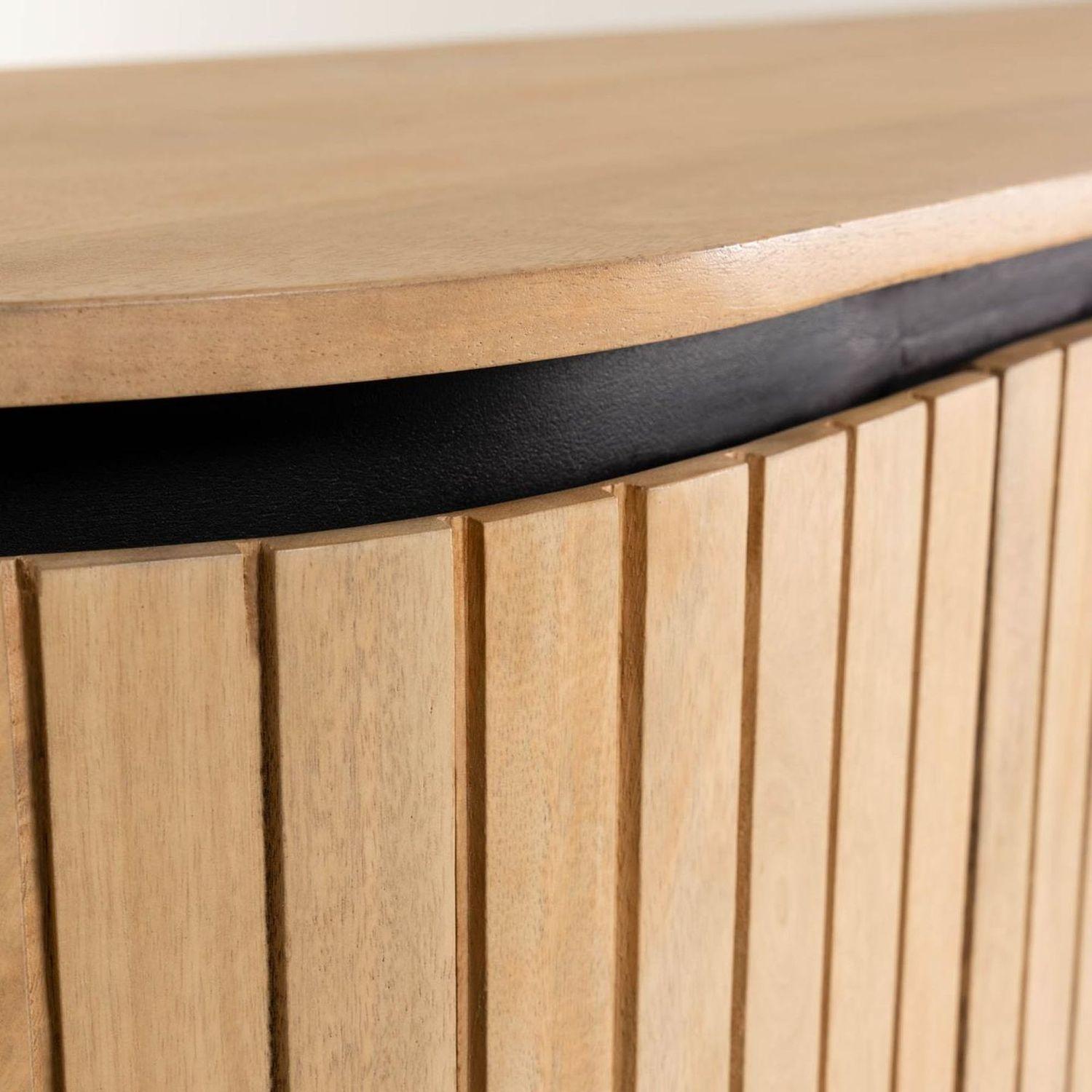 Sideboard  Licia mit 4 Türen Mangoholz natur 170