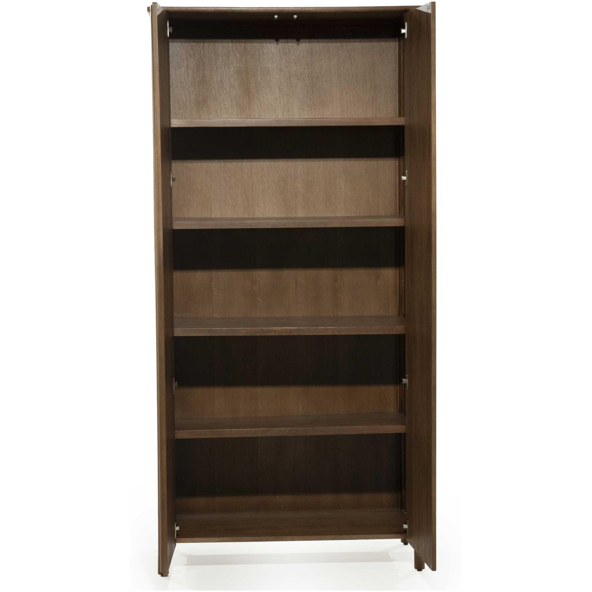 Holzschrank Paul Eichenholz braun 102x210