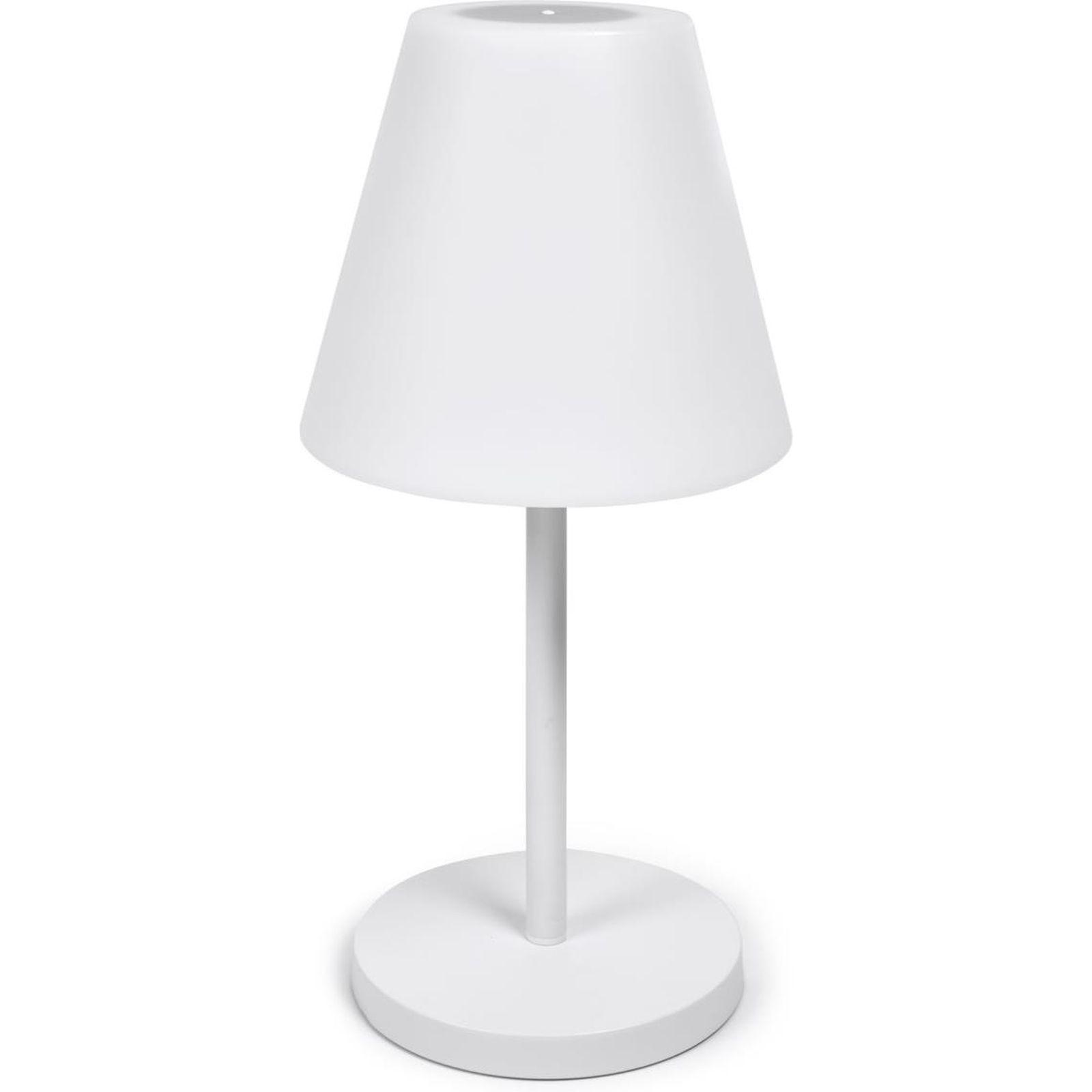 Garten Tischlampe Amy LED weiss