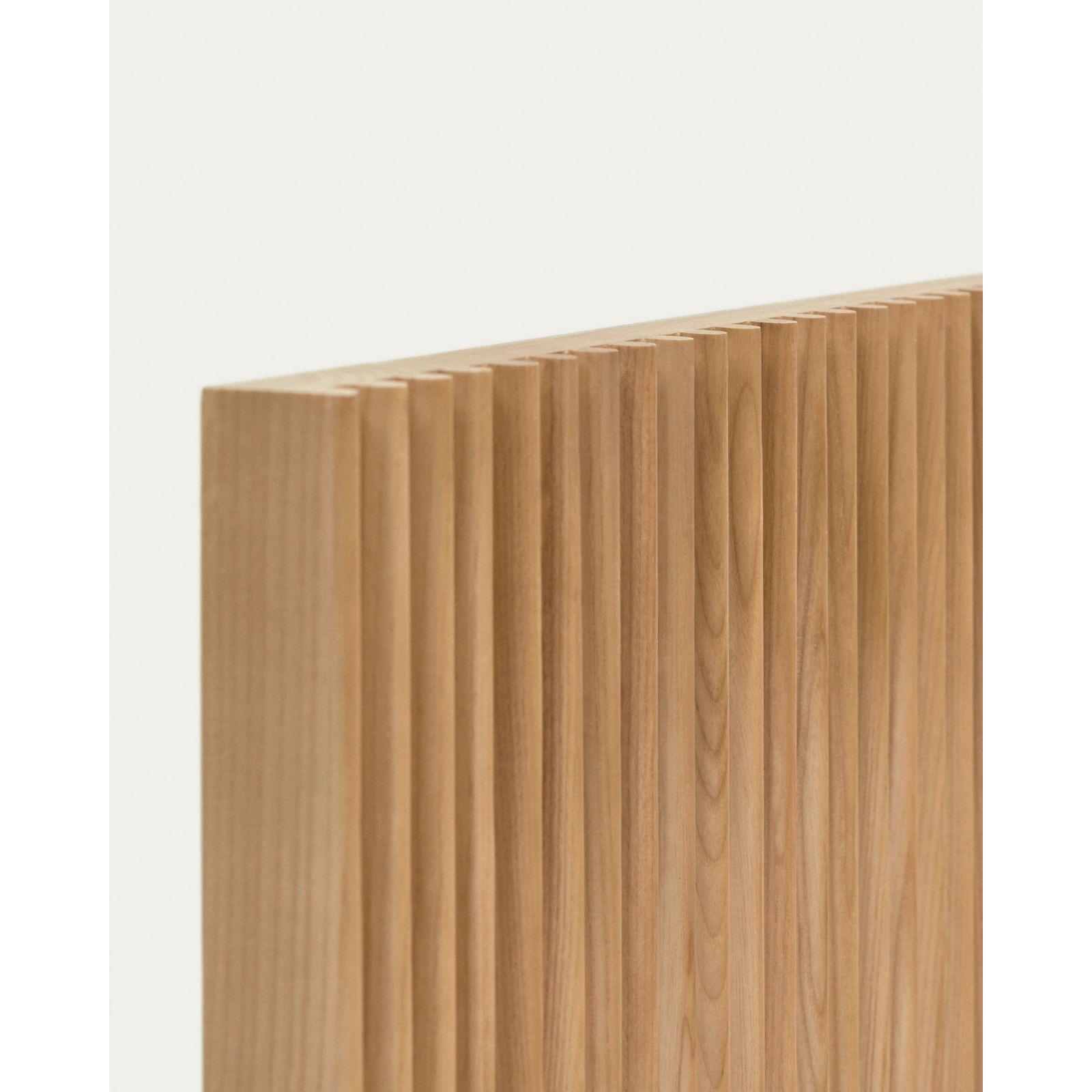 Bettkopfteil Beyla Esche massiv für Bett von 90cm FSC 100%