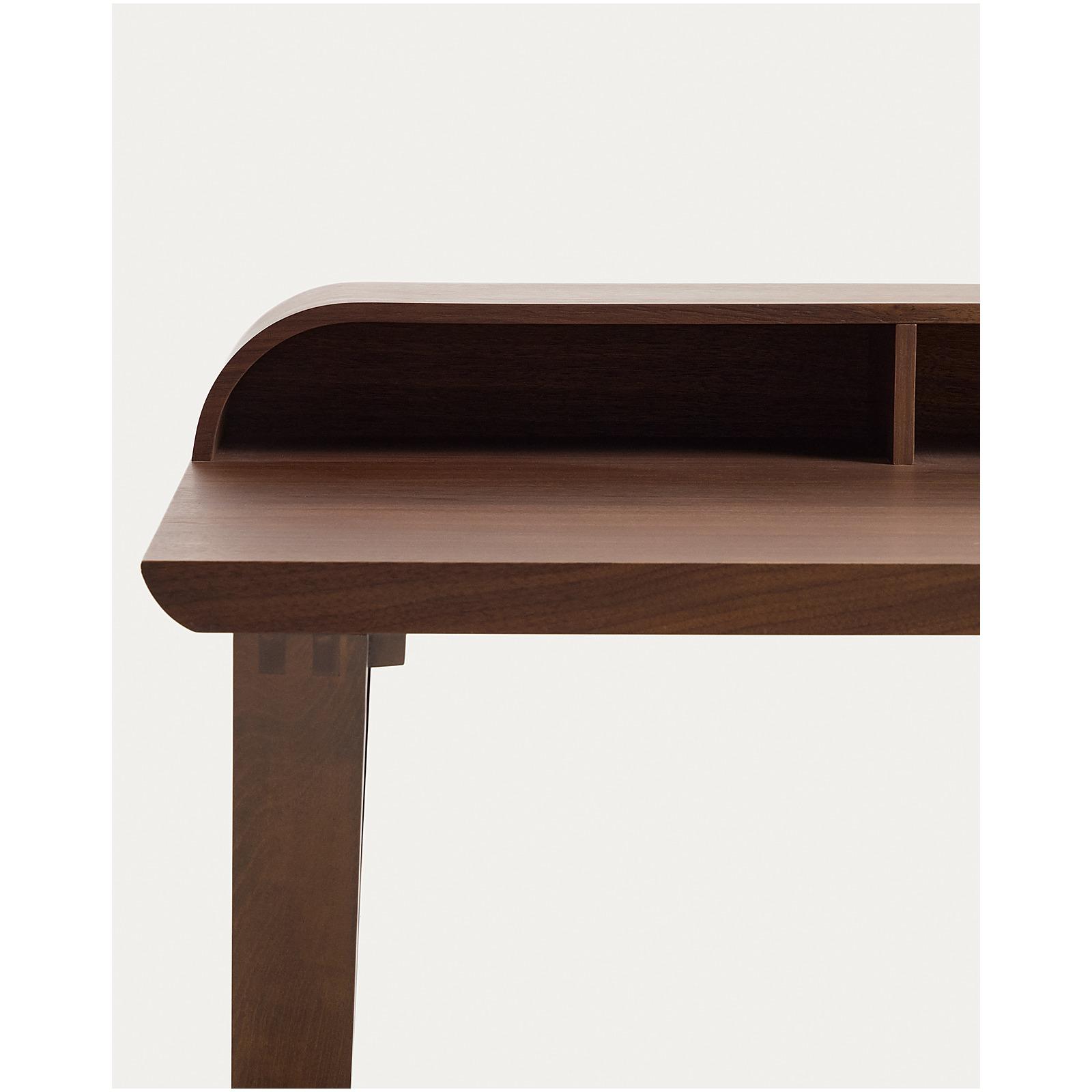 Schreibtisch Dilare aus Nussbaumfurnier 120x85