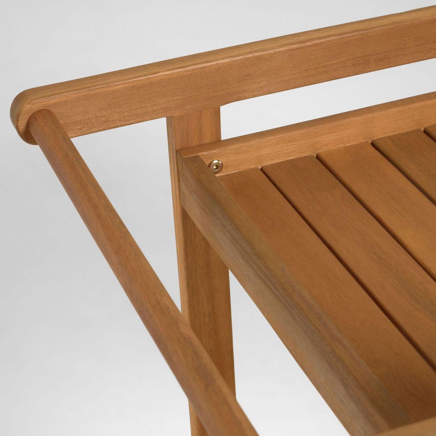 Felisa Outdoor Serviertisch aus massivem Akazienholz 100% FSC