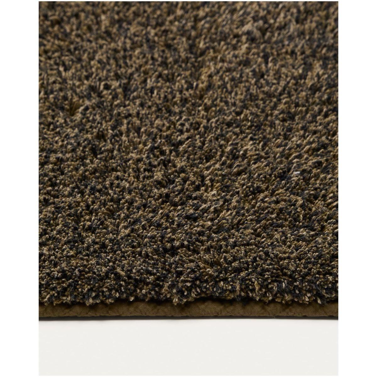 Badematte Coper aus Baumwolle grün 50x70