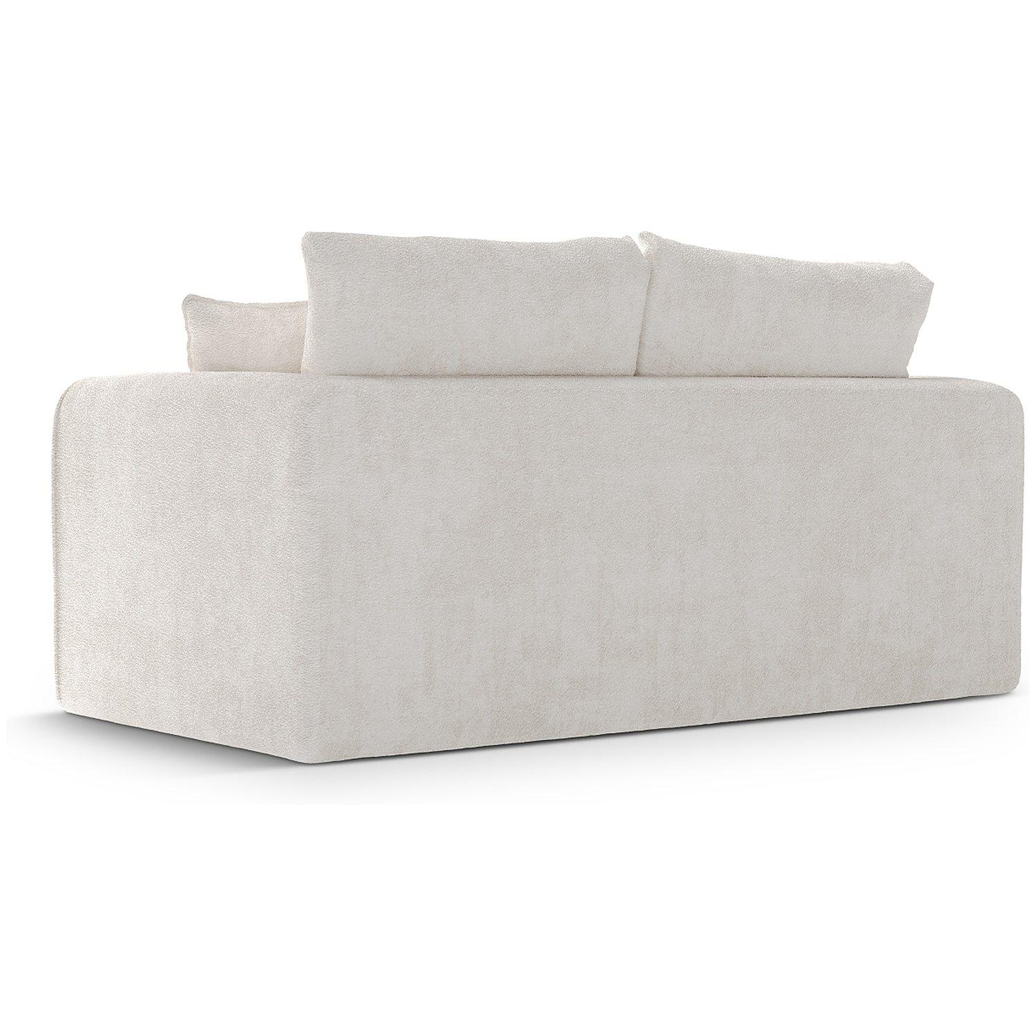 Bettsofa Lido - Grösse: 158x69x80 - Bezug: Boucle (CORAL), Light Beige