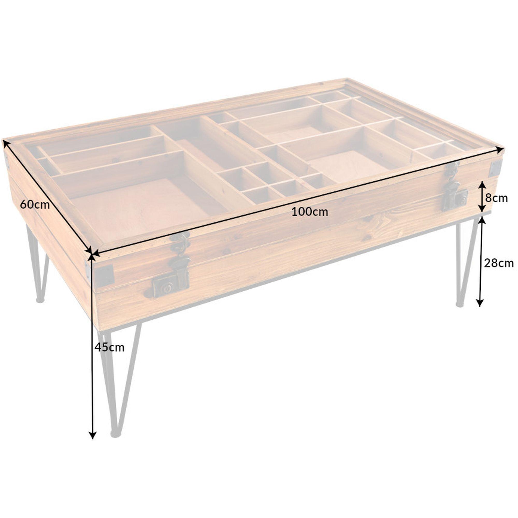 Couchtisch Collector I Tannenholz natur 100x60