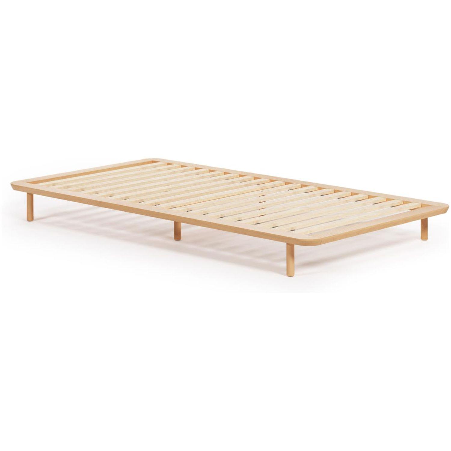 Bett Anielle aus massivem Eschenholz - Grösse: 90x200