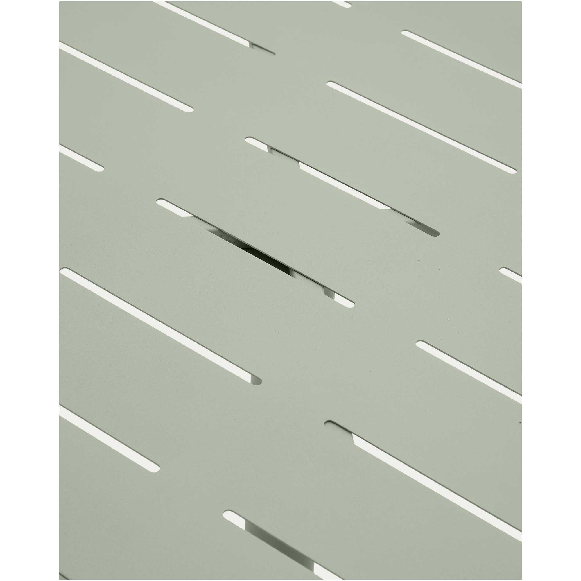 Gartentisch Bistro quadratisch Brai verzinkter Stahl türkis 70x70