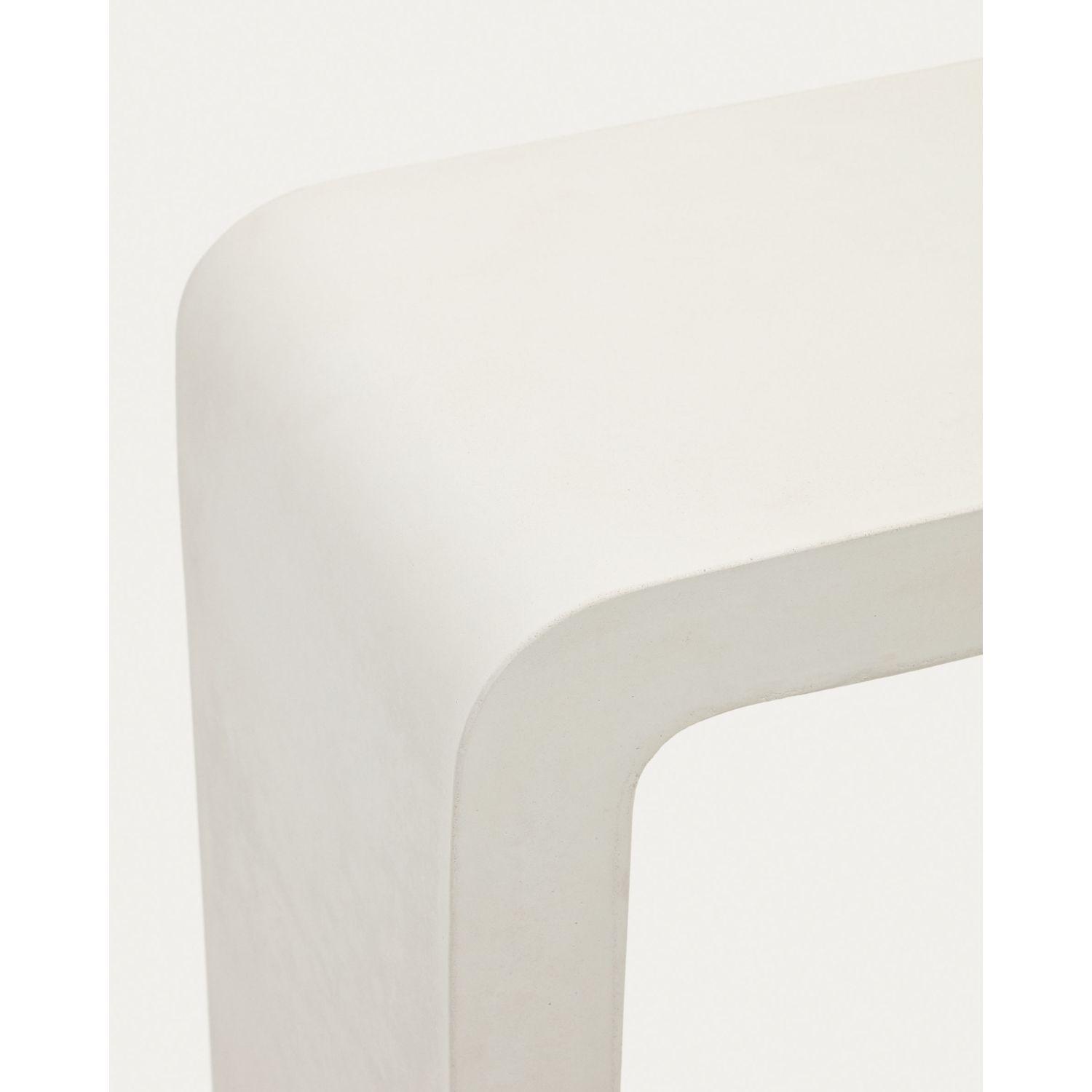 Garten Konsole Aiguablava Zement weiss matt 120