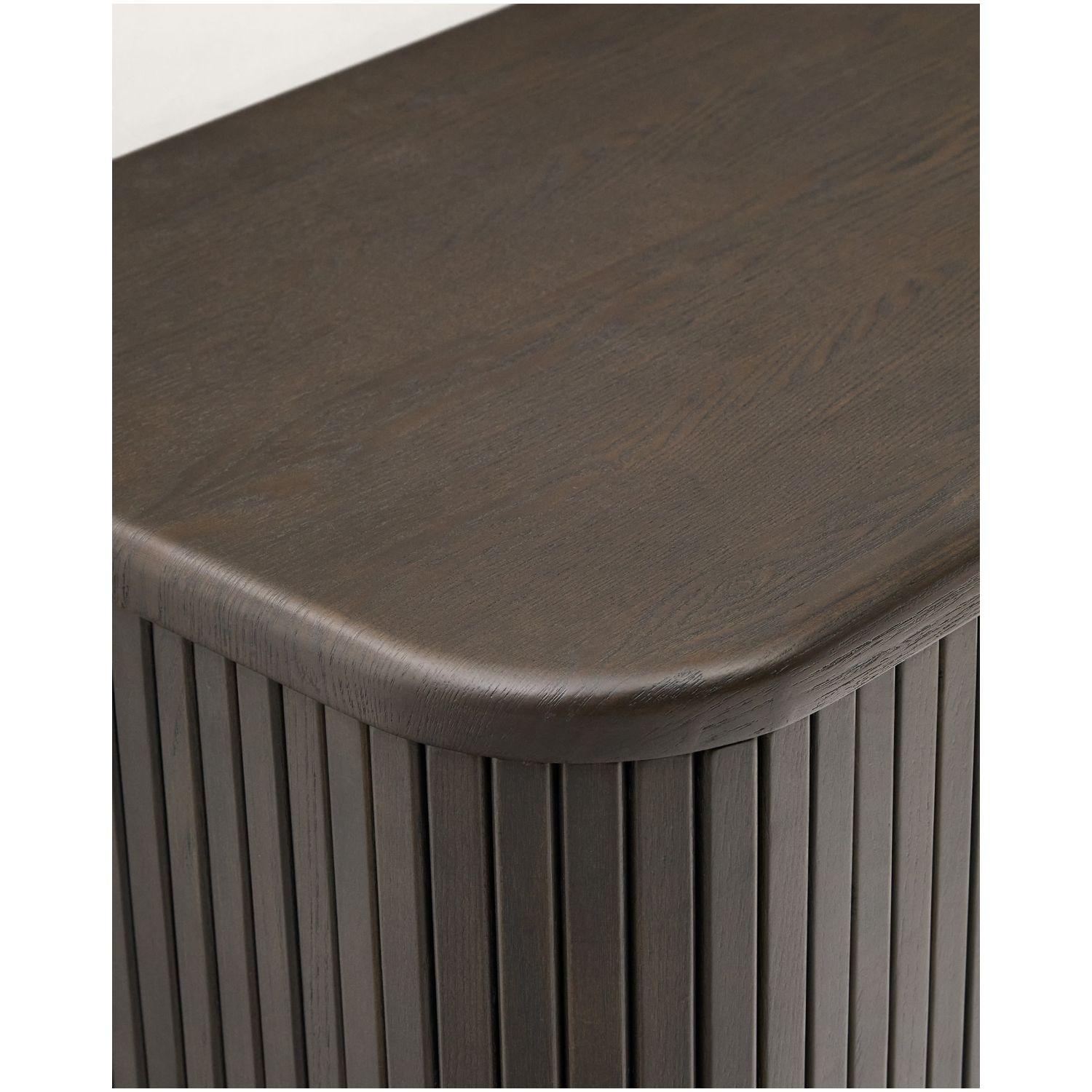 Badezimmermöbel Mailen aus Eschenfurnier dunkel 90x45