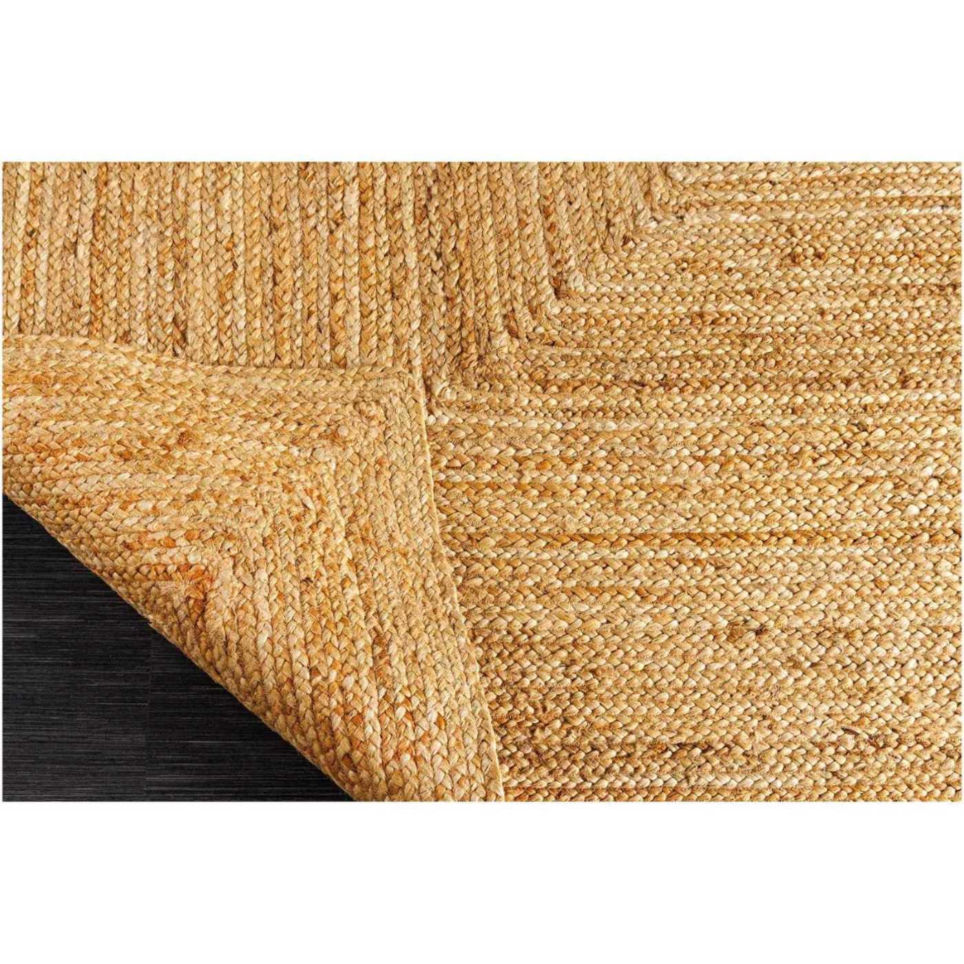 Teppich rechteckig Jute natur 160x230