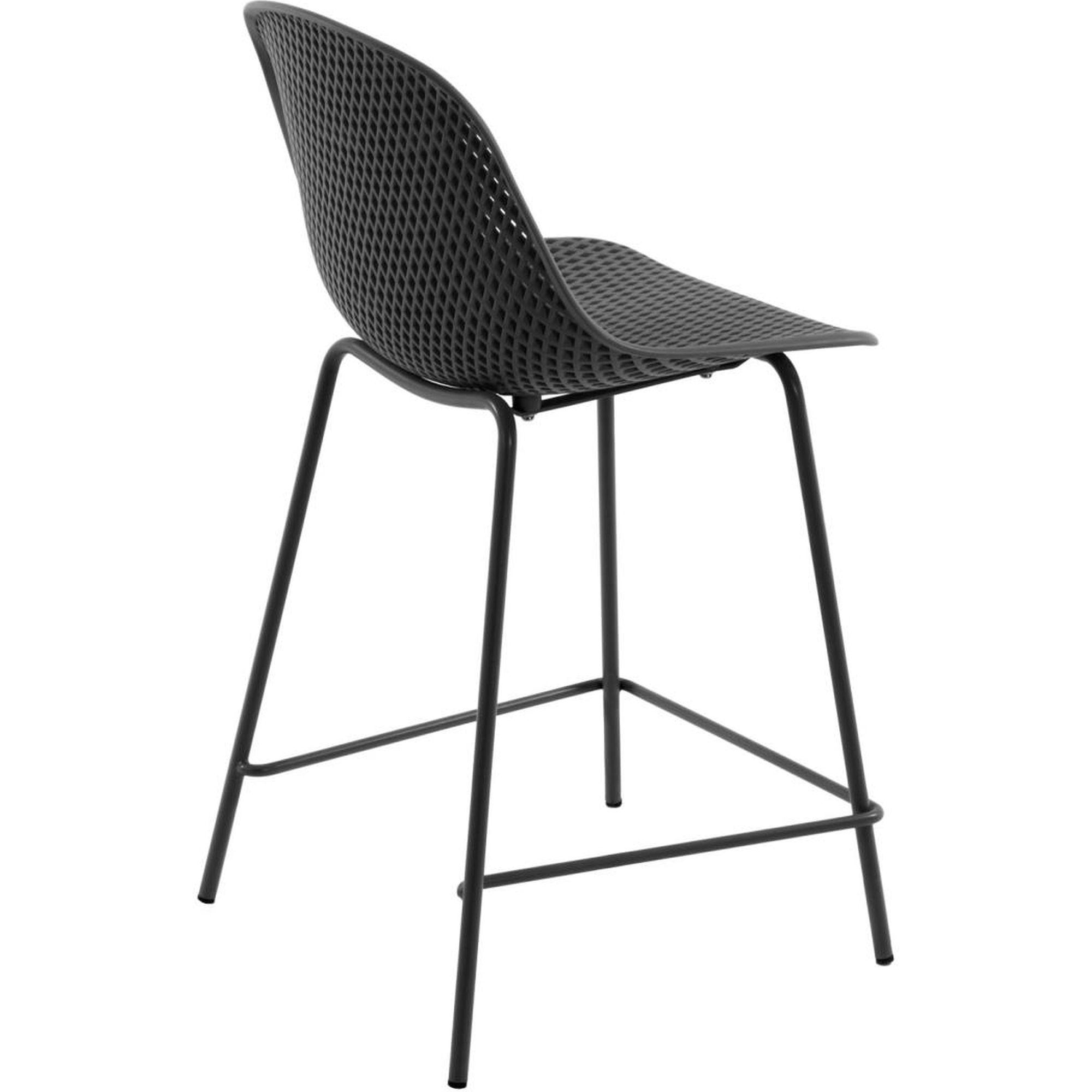 Barhocker Outdoor Garten Quinby Quinby grau Sitzhöhe 75