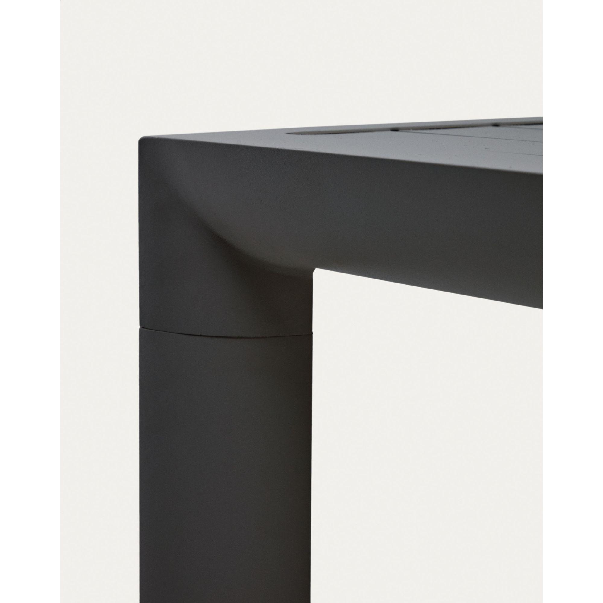 Garten Bartisch Culip Aluminium grau 150x77