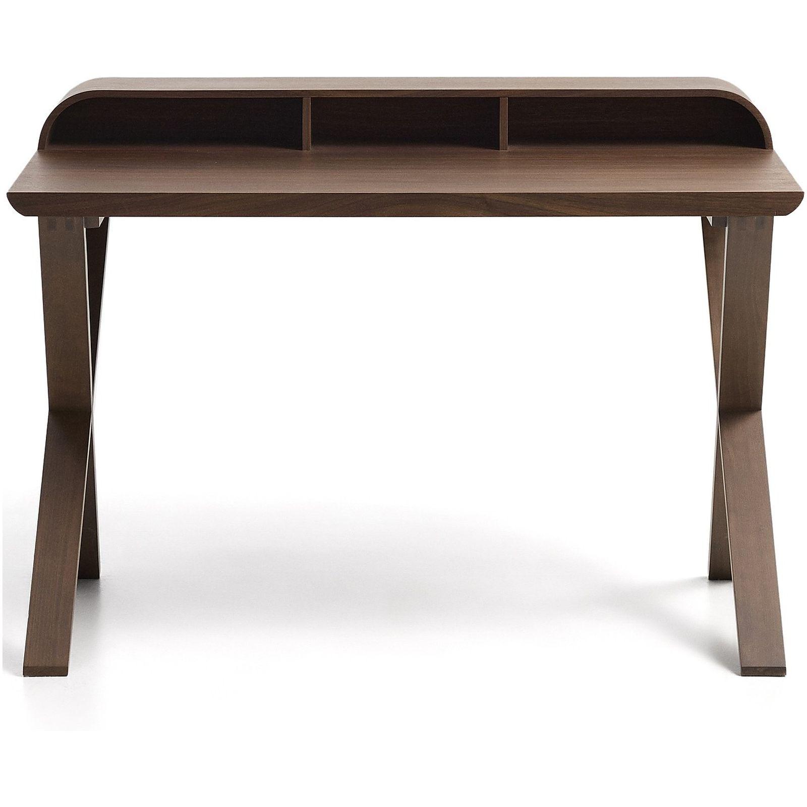 Schreibtisch Dilare aus Nussbaumfurnier 120x85