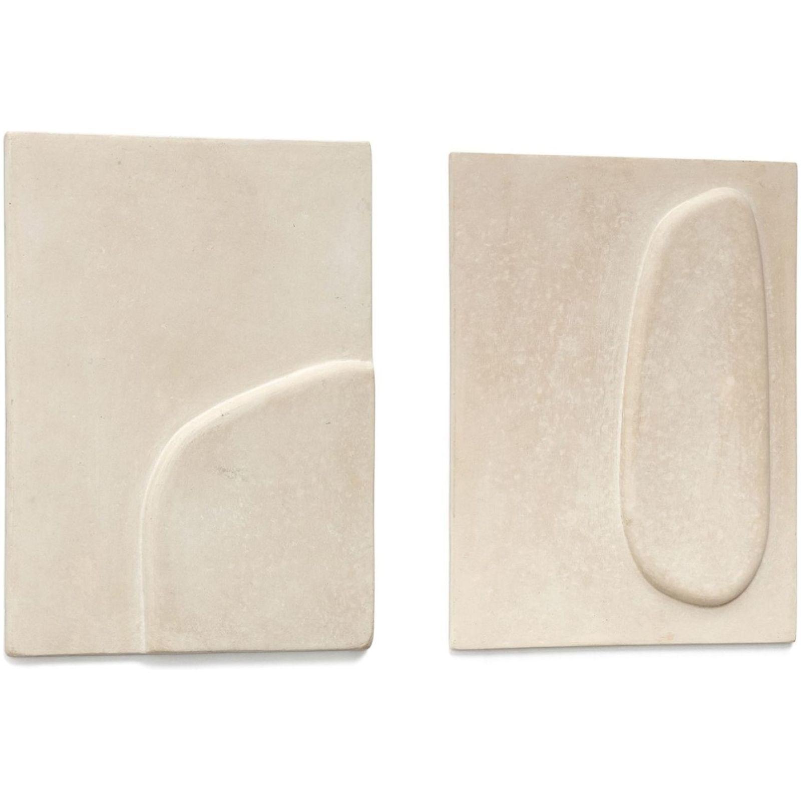 Bild Mirta aus Pappmaché in beige (2er-Set)