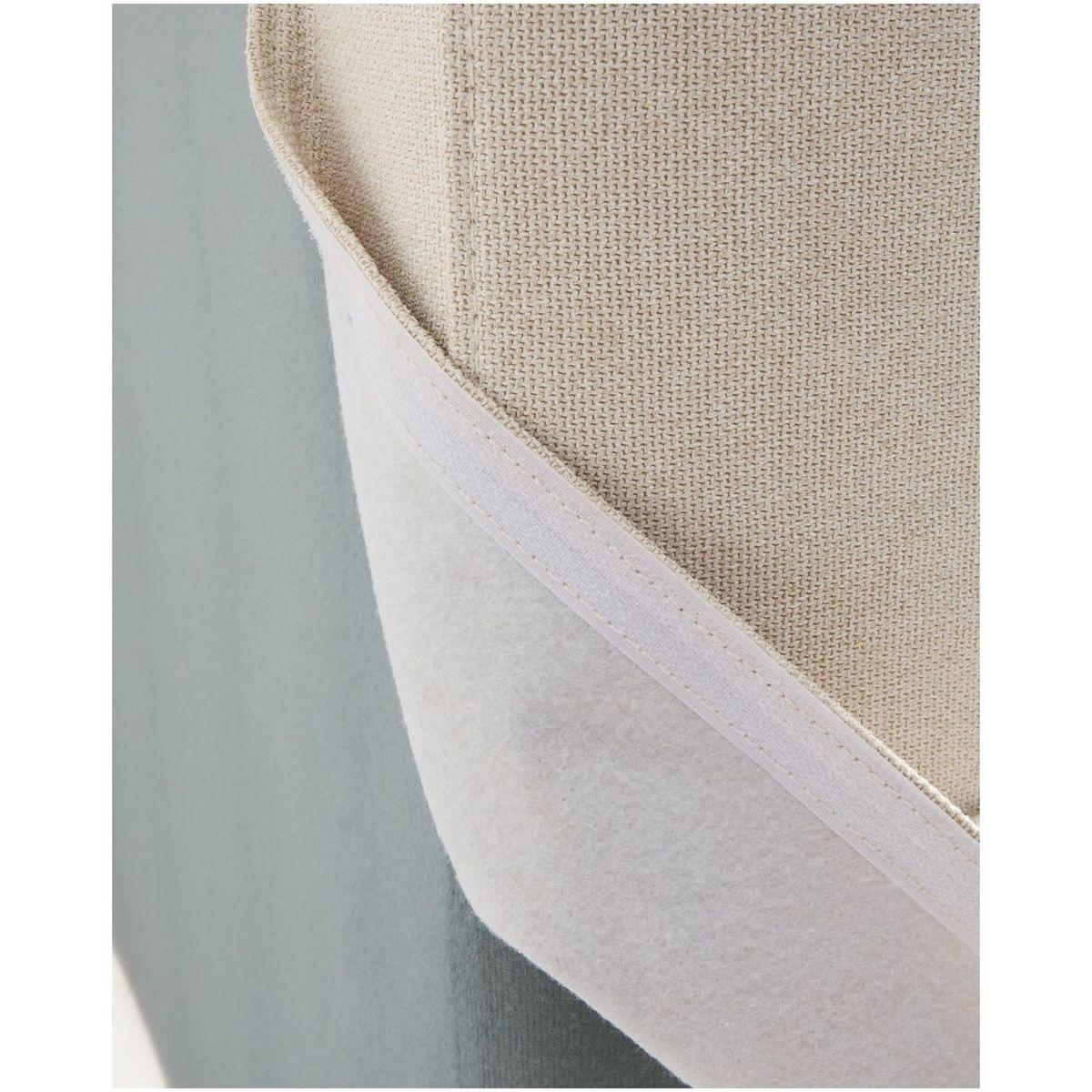 Abziehbares Kopfteil Blok in Ecru - Grösse: Betten bis 160 cm