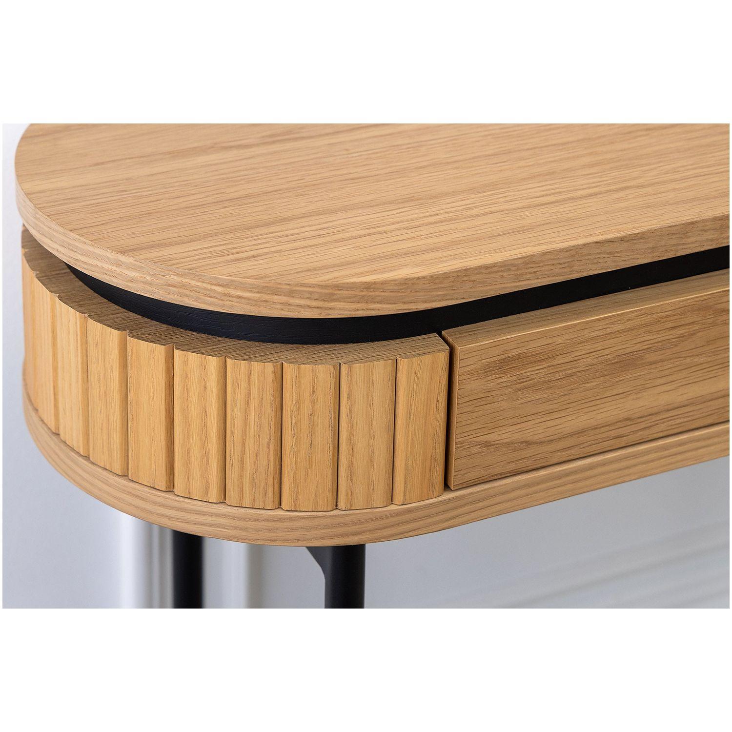 Schreibtisch Barcelona Studio Eichenholzfurnier natur 120