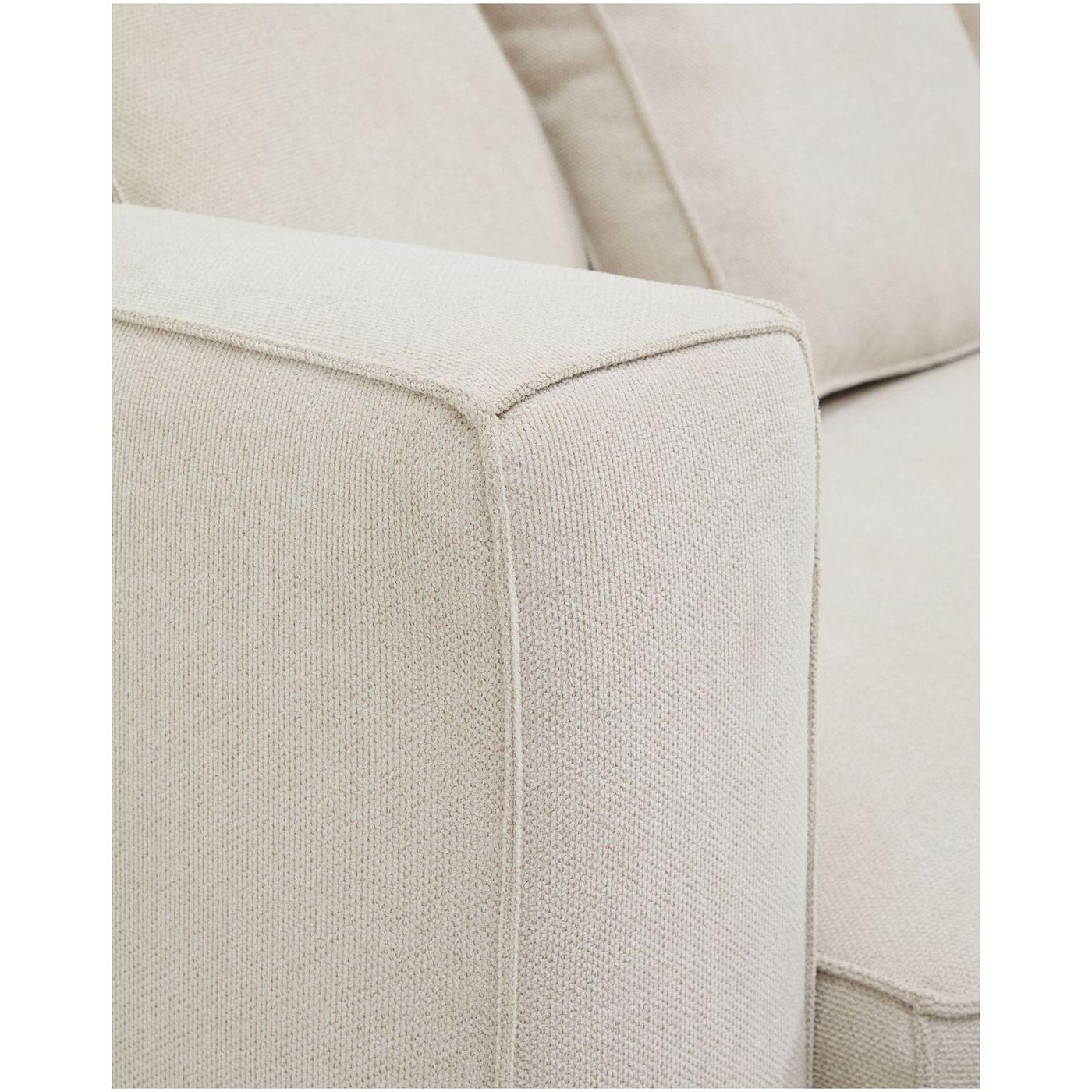 3-Sitzer Bettsofa Marela in beiger Chenille 236 cm FSC Mix Credit