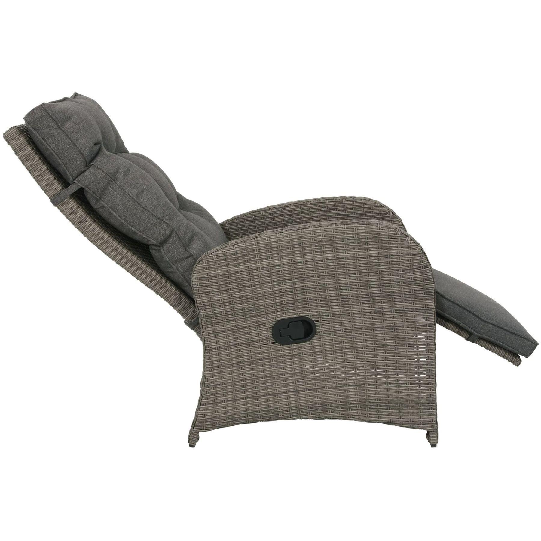 Poly Rattan Gartensessel Gruppe Melina (verstellbar)
