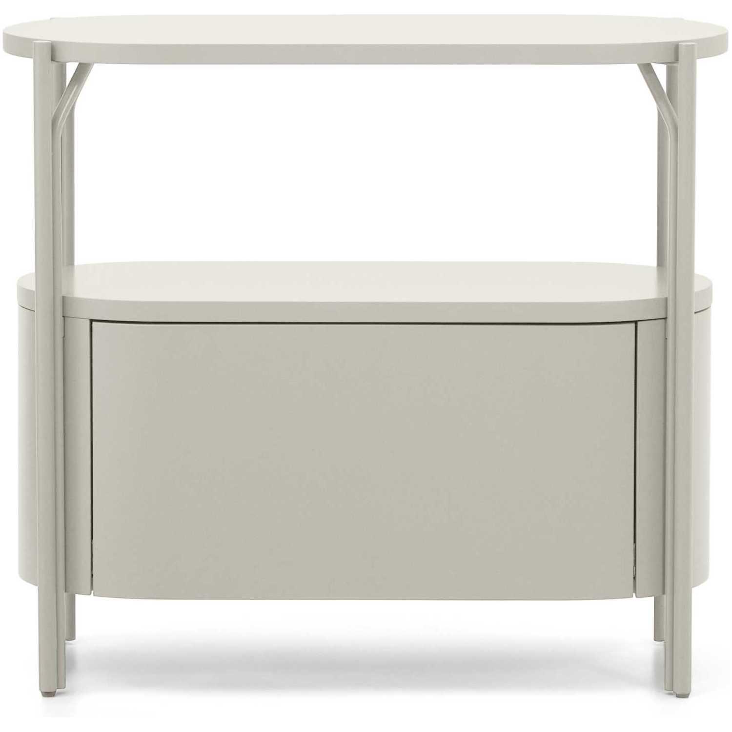 Badezimmermöbel Arely mit Stahlgestell und weiss lackiertem MDF 90x40