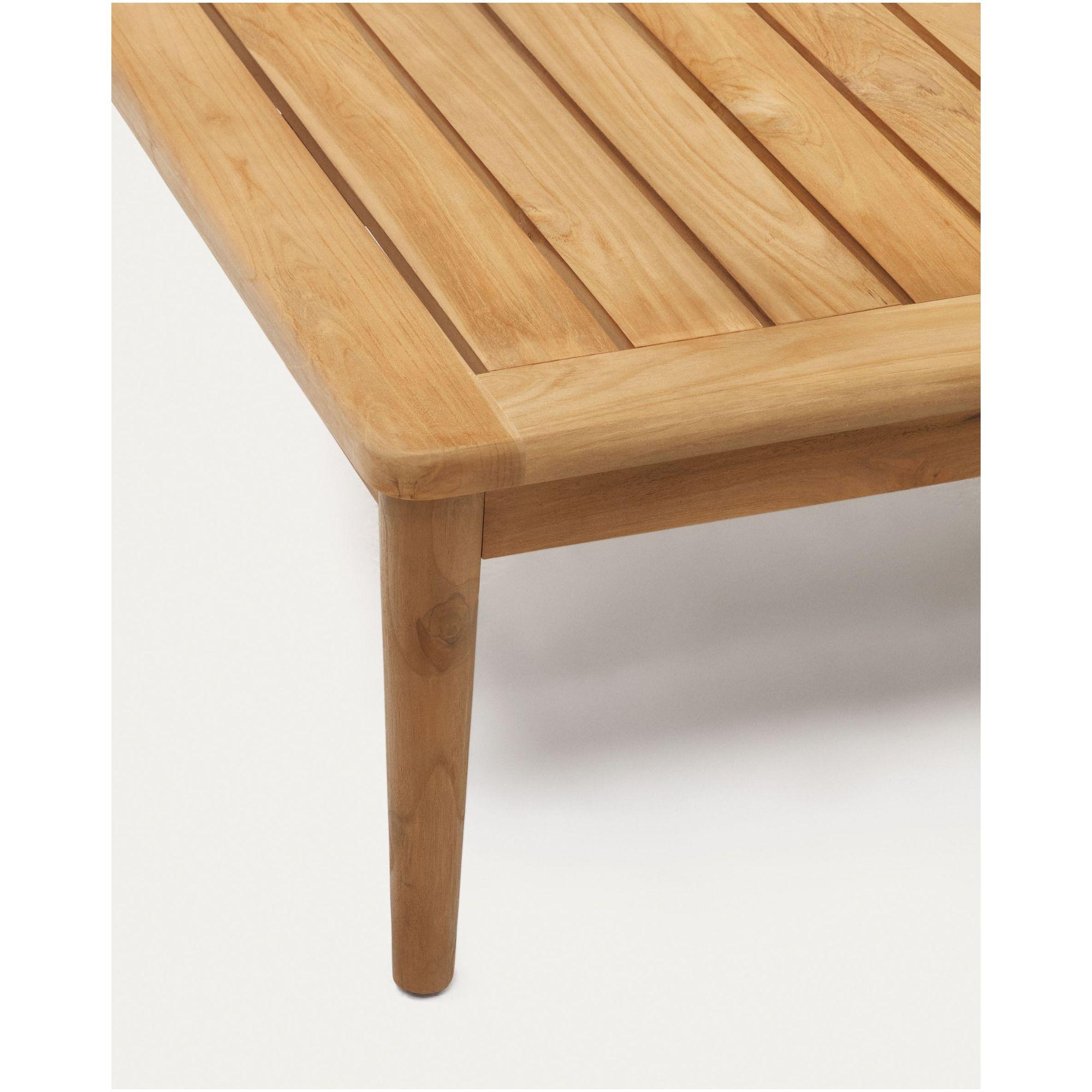 Couchtisch Garten Portitxol Teakholz massiv 80x80