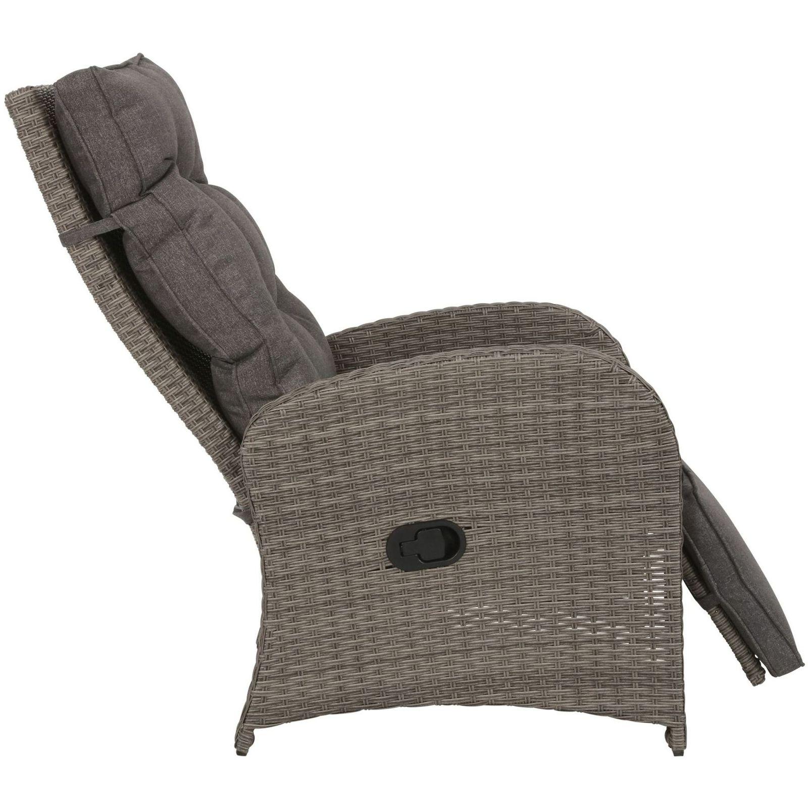 Poly Rattan Gartensessel Gruppe Melina (verstellbar)