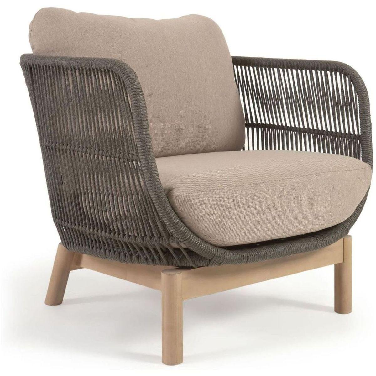 Gartensessel Catalina Cord Rope grün Akazienholz FSC