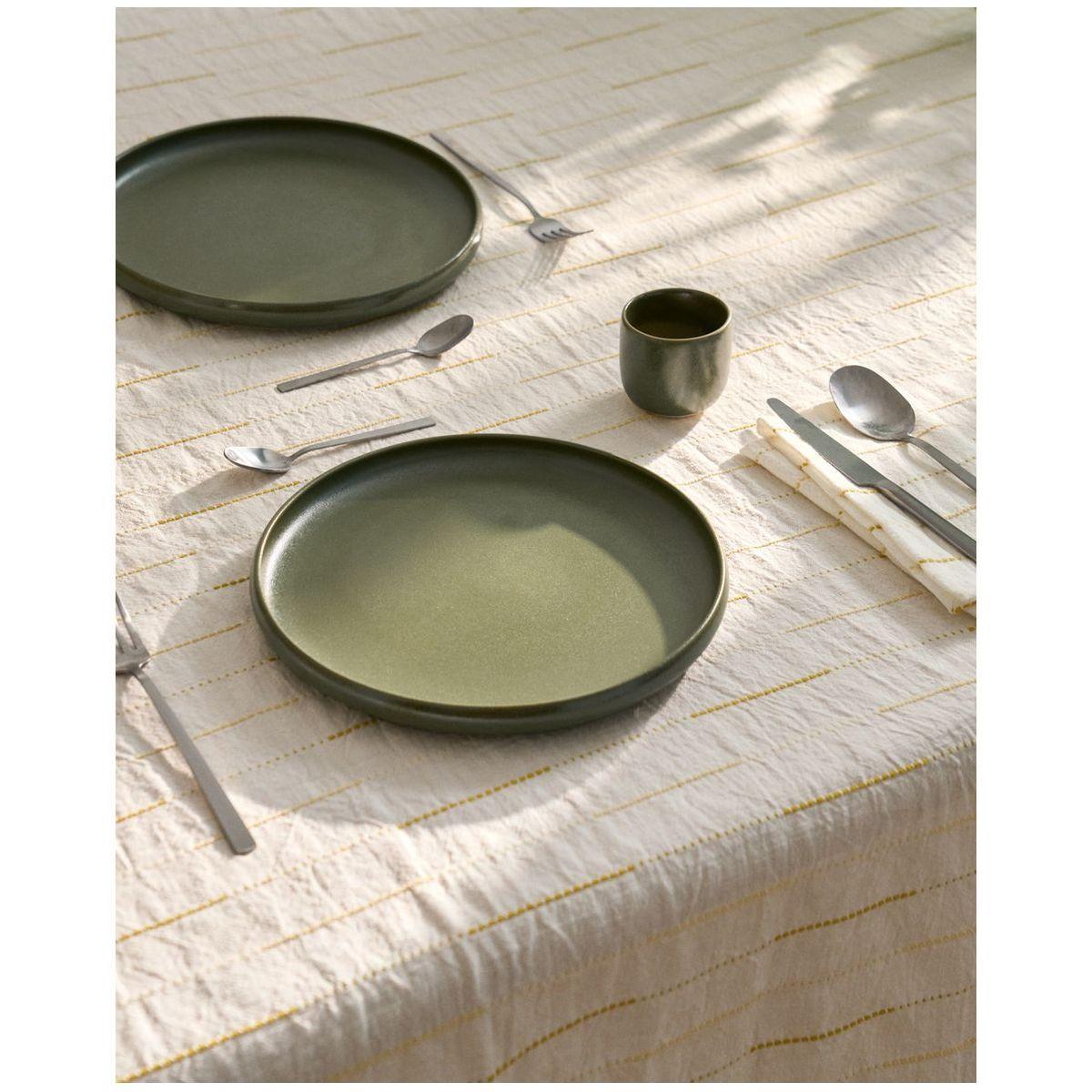 6-teiliges Edelstahl-Besteckset Dilora mit mattem Finish