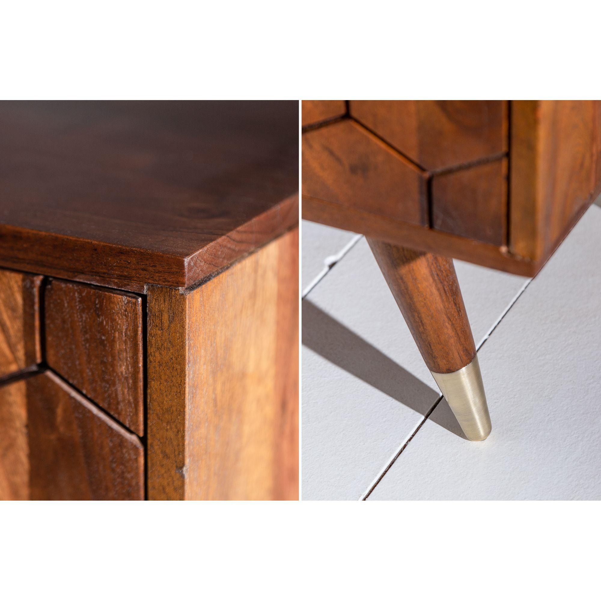 Barschrank Beehive I 75cm Akazienholz