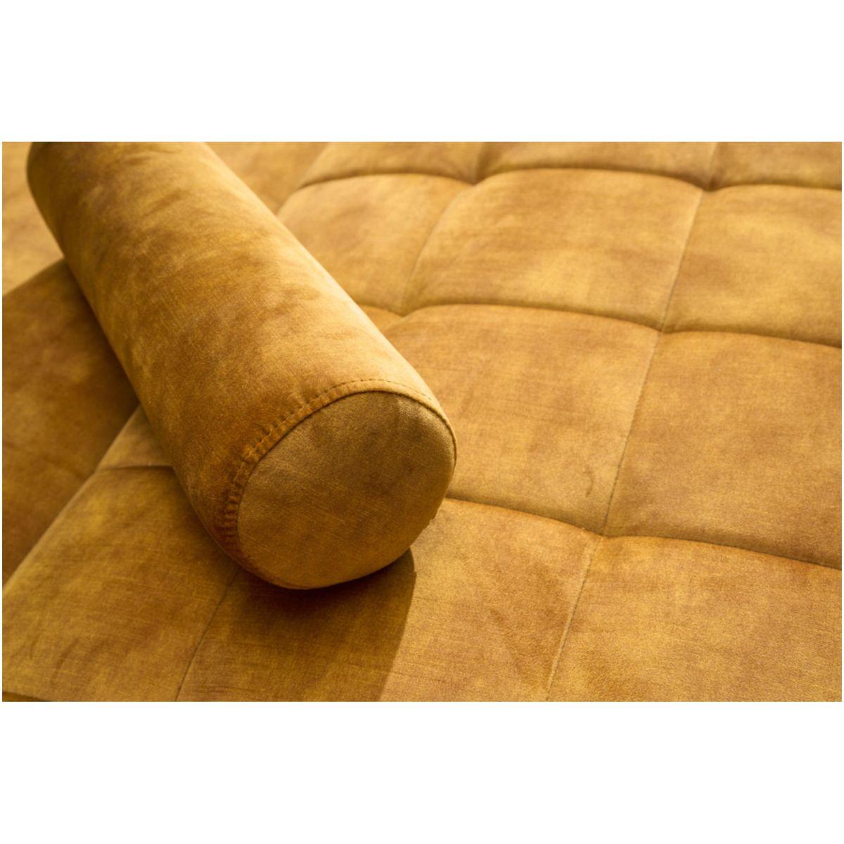 Bettsofa Cona Velours senfgelb 195
