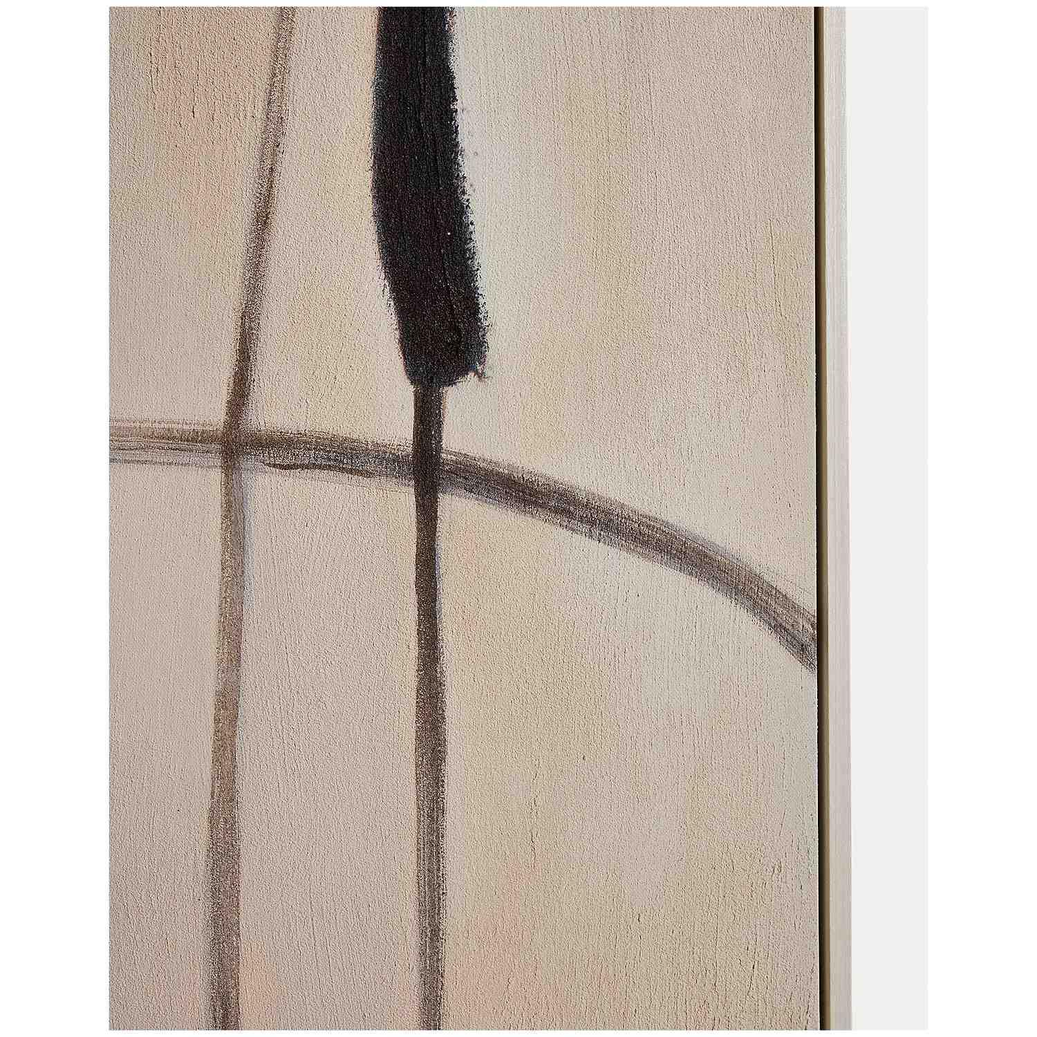Abstraktes Bild Meril in Beigetönen 80x100
