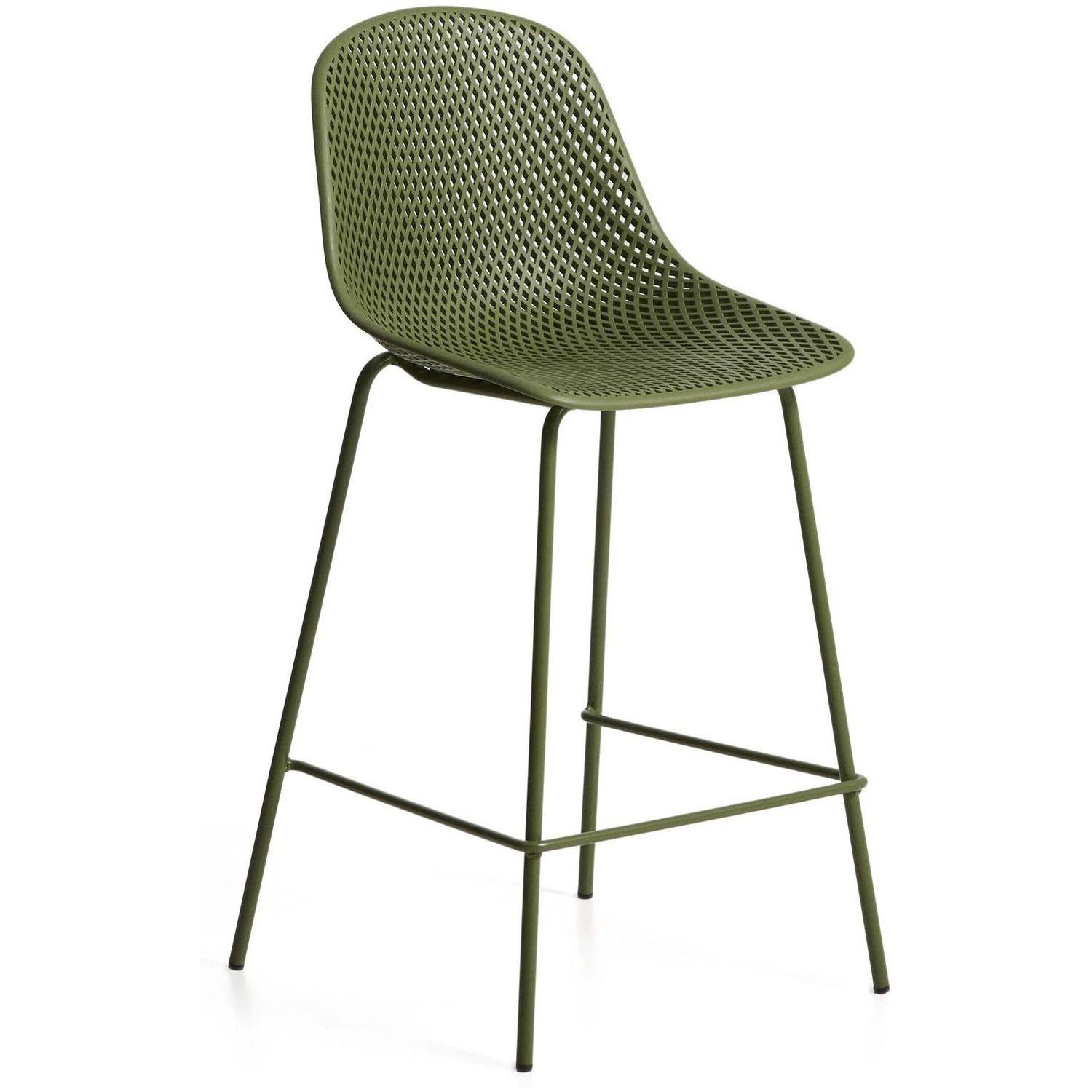 Barhocker Outdoor Garten Quinby Quinby grün Sitzhöhe 65