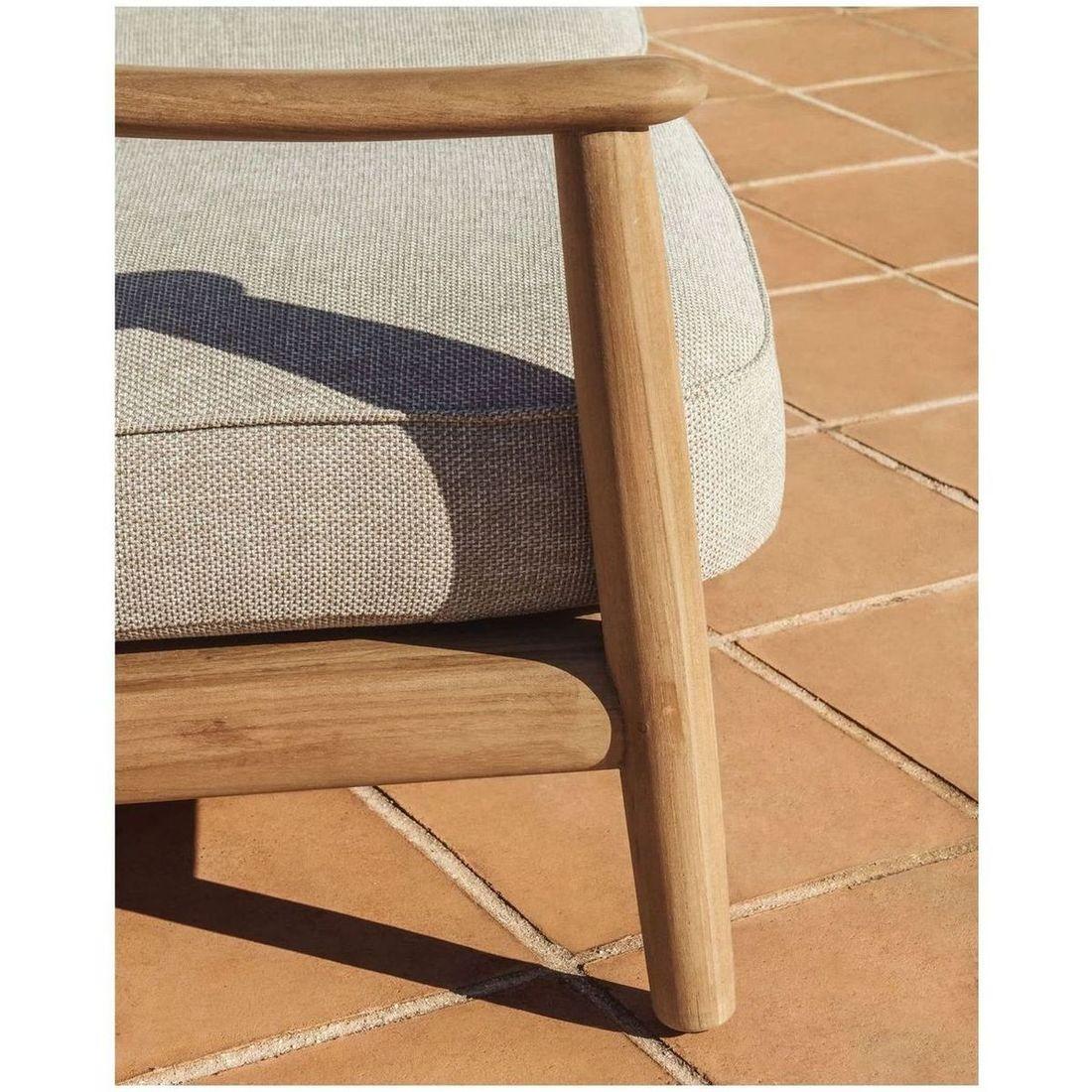 Gartensofa 2-Sitzer Outdoor Elunda Teakholz massiv 149 FSC 100%