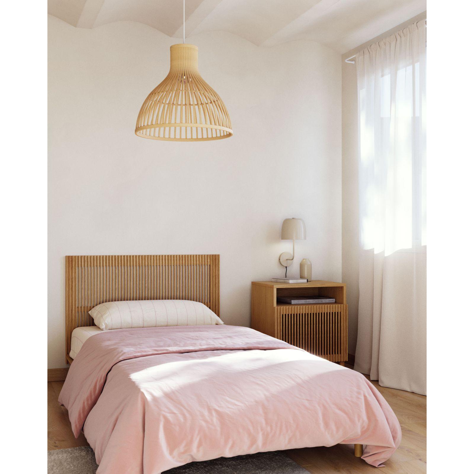 Bettkopfteil Beyla Esche massiv für Bett von 90cm FSC 100%