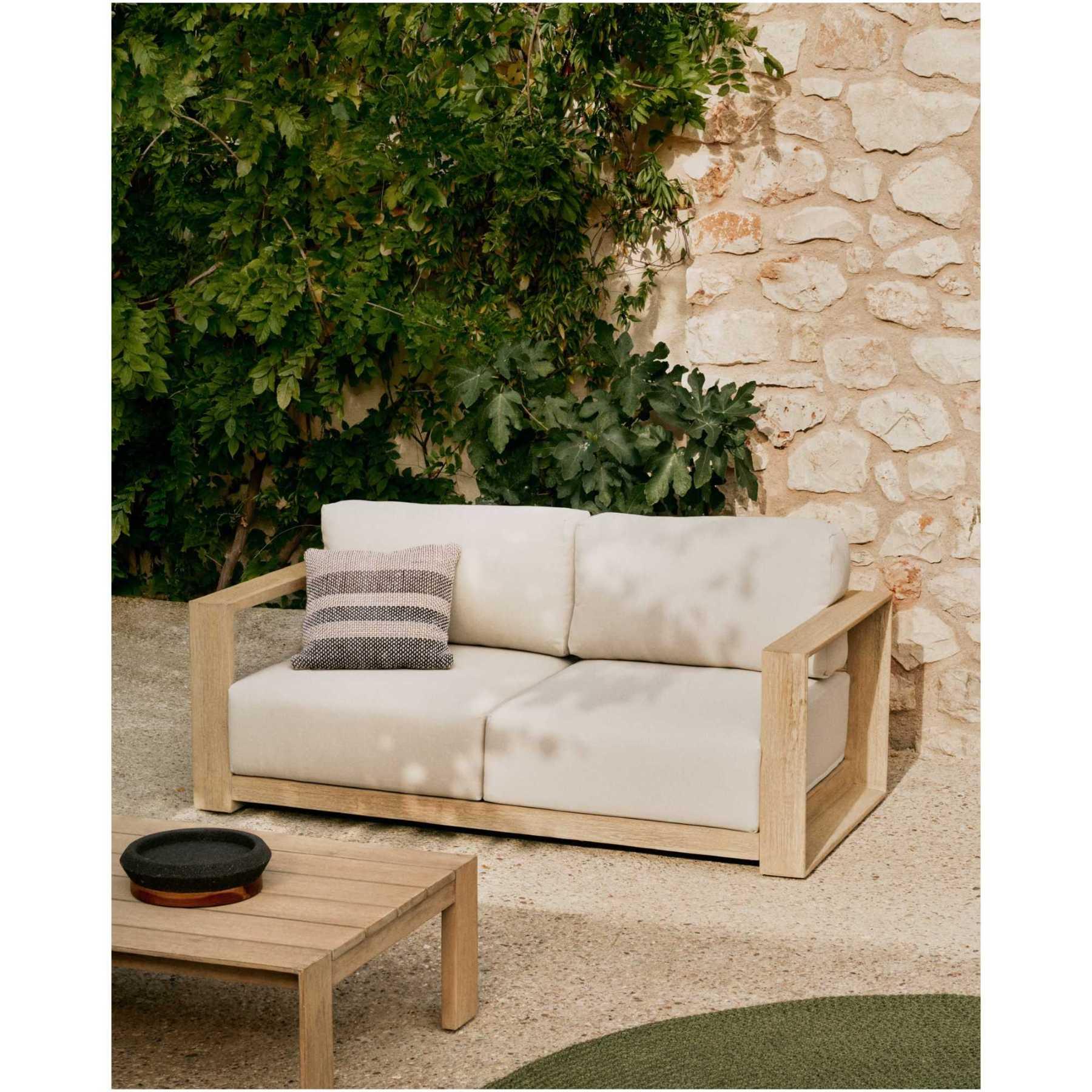 Gartenteppich rund Despas aus synthetischen Fasern grün 150x150
