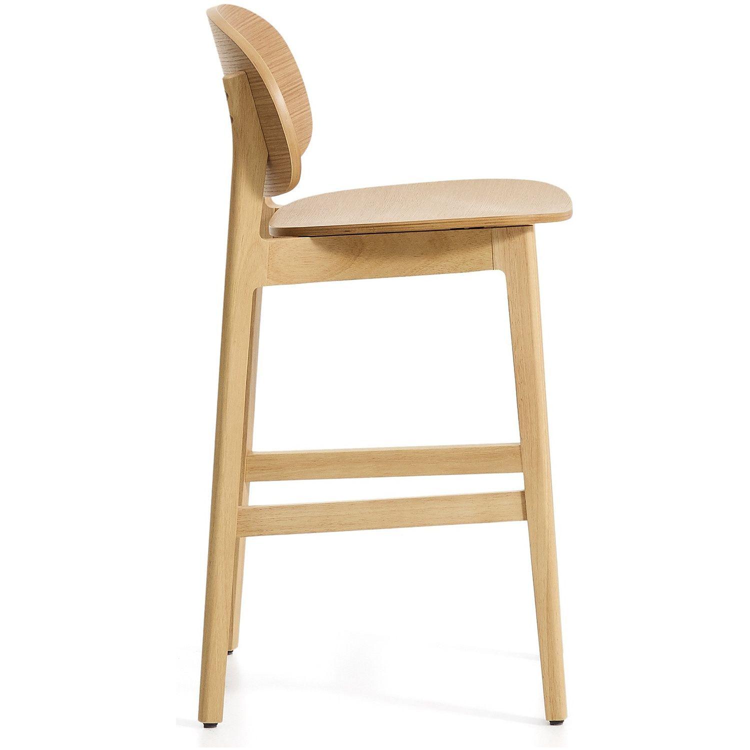 Barhocker Ludara aus Eichenfurnier 65 cm