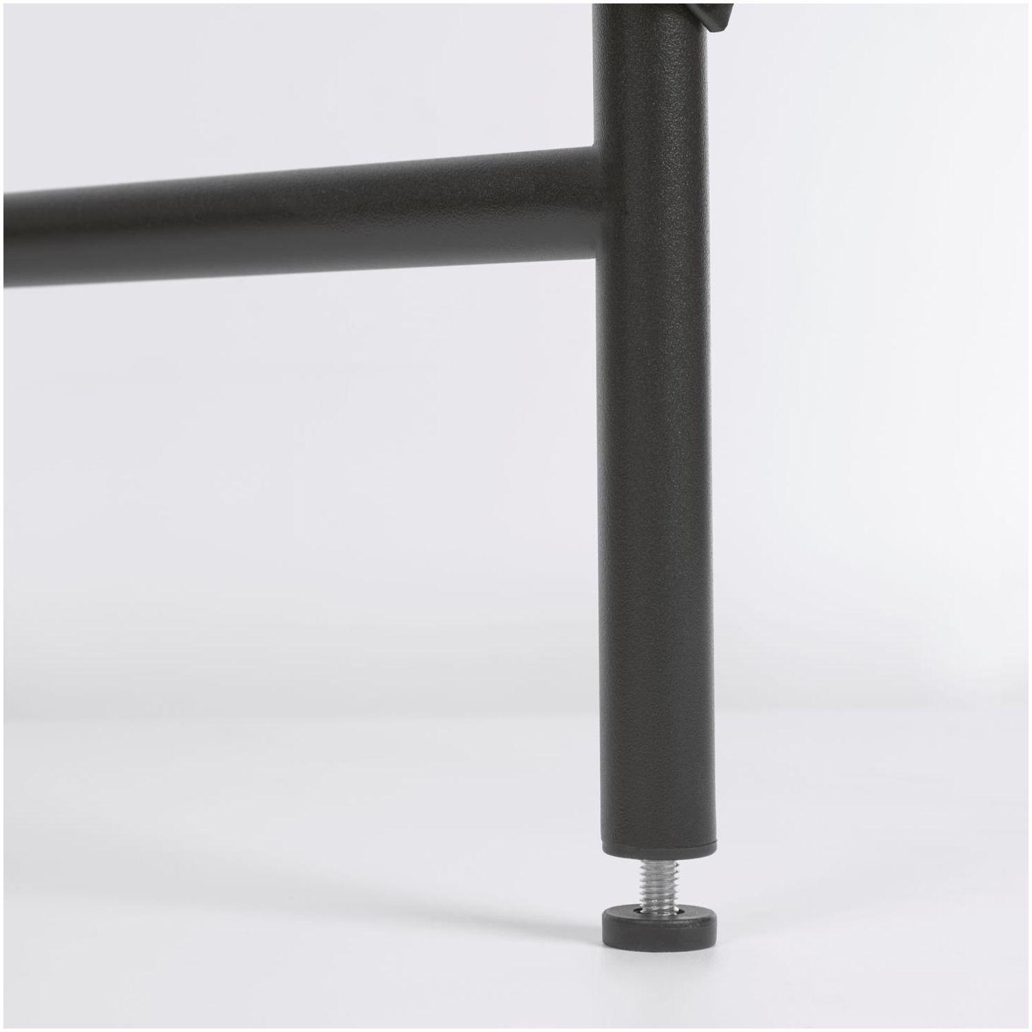 Schreibtisch Gina Melaminplatte und Metallbeine 120x60