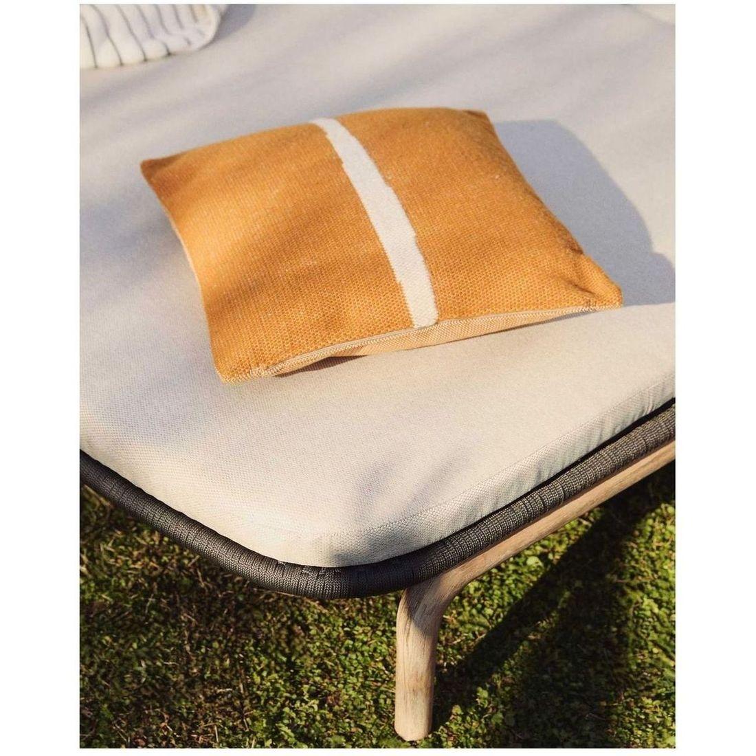 Kissenbezug Daila mit Ikat-Muster 100% PET orange 50x50
