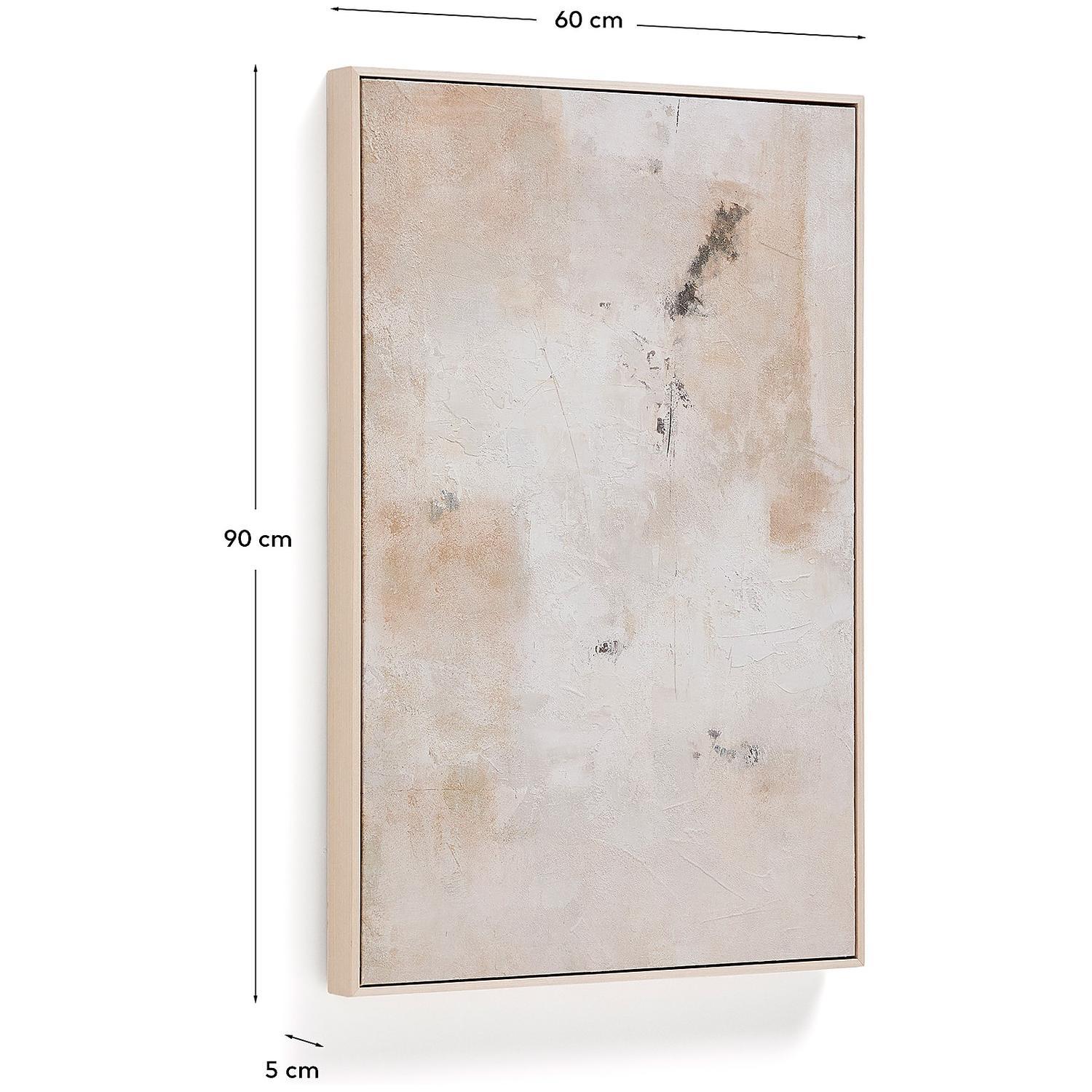 Abstraktes Bild Silpa Beige 60x90